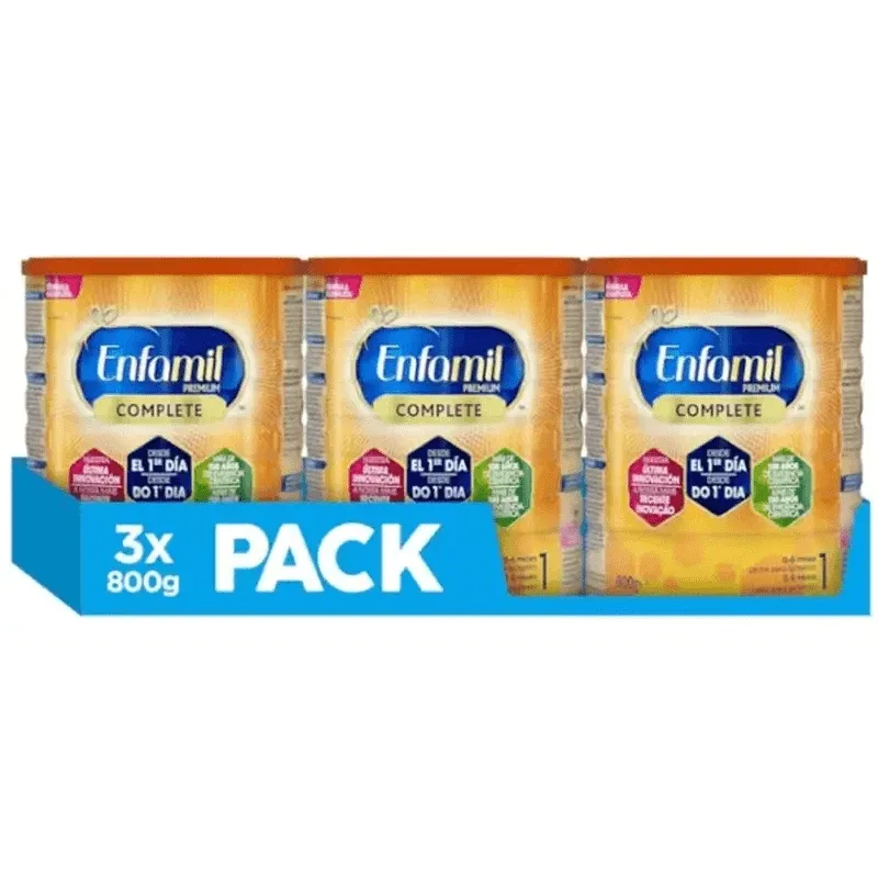 Enfamil Complete 1 Starter Milk, pachet 3 X 800g — preț și oferte