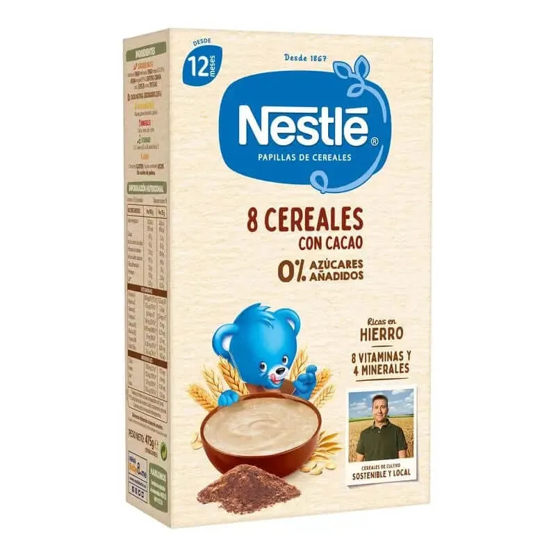 Nestlé Baby Food 8 Cereale cu cacao, 475g — preț și oferte