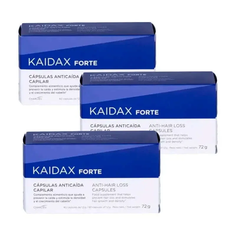 Kaidax Forte Anti-pierderea părului, pachet 3 x 60 capsule — preț și oferte