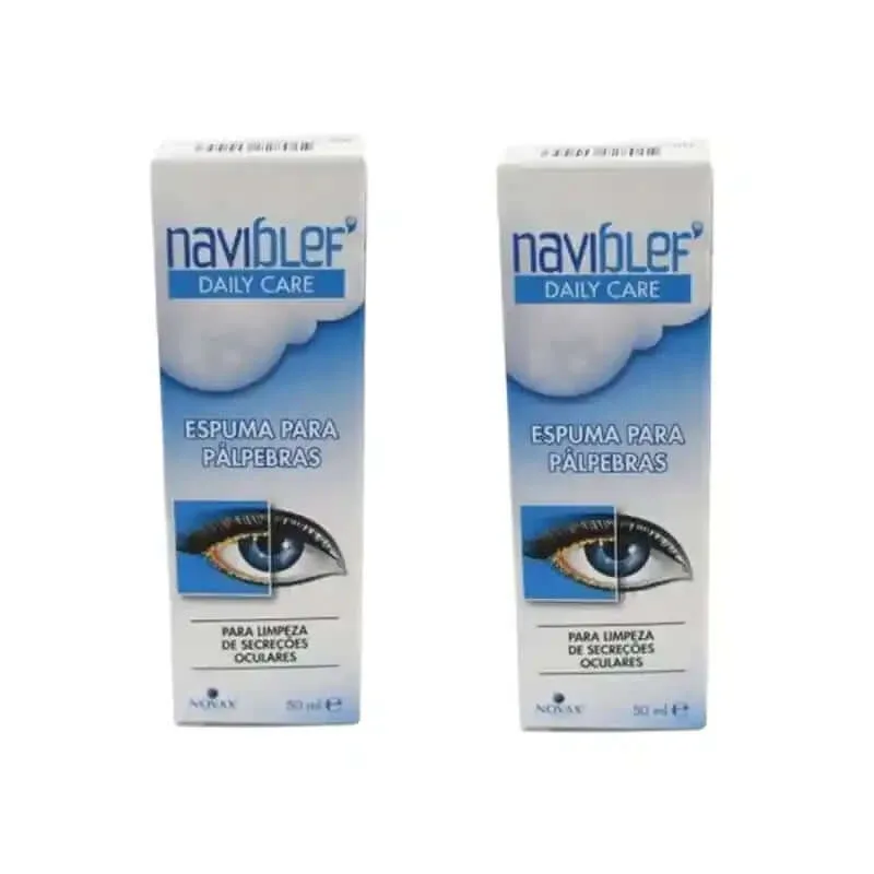 Novax Naviblef Spumă de îngrijire zilnică a pleoapelor, 2X50 Ml — preț și oferte