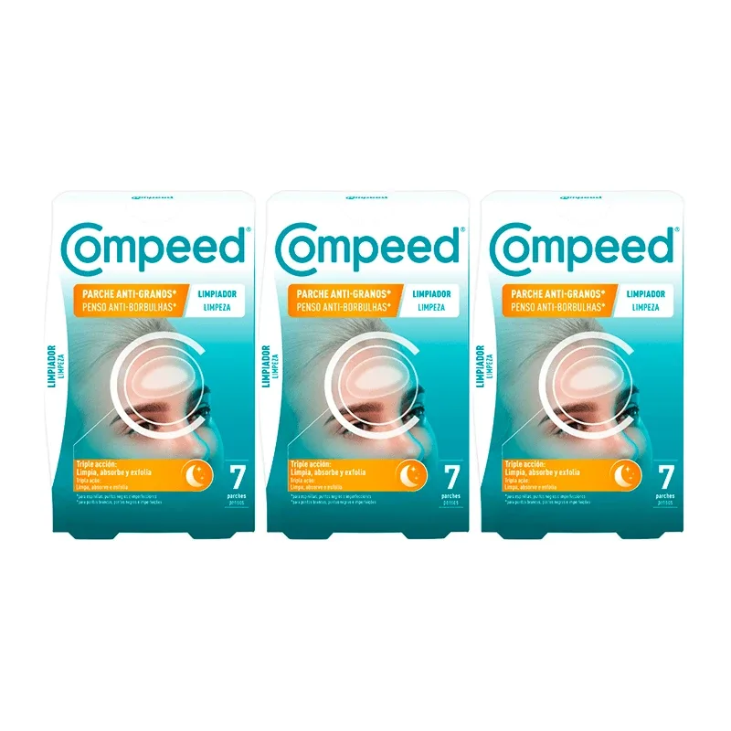 Compeed Triplo Anti-Spot Cleanser , 3x 7 unități — preț și oferte