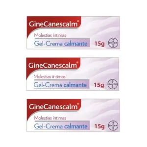 Ginescanes GineCanescalm Gel-cremă calmantă, 3X15 Gr