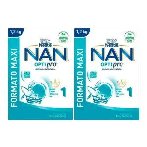 Nestlé Nan Optipro 1 Lapte pentru începători, 2X1200 g