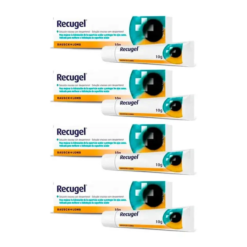 Recugel Gel oftalmic, pachet 4 x 10 g — preț și oferte