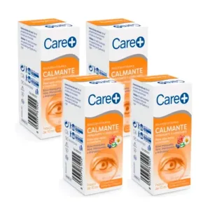 Picături de ochi calmante pentru ochi iritați Care+, pachet 4 x 10 ml