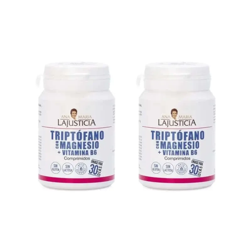 Ana Maria Lajusticia Triptofan cu magneziu + vitamina B6, 2x60 comprimate — preț și oferte