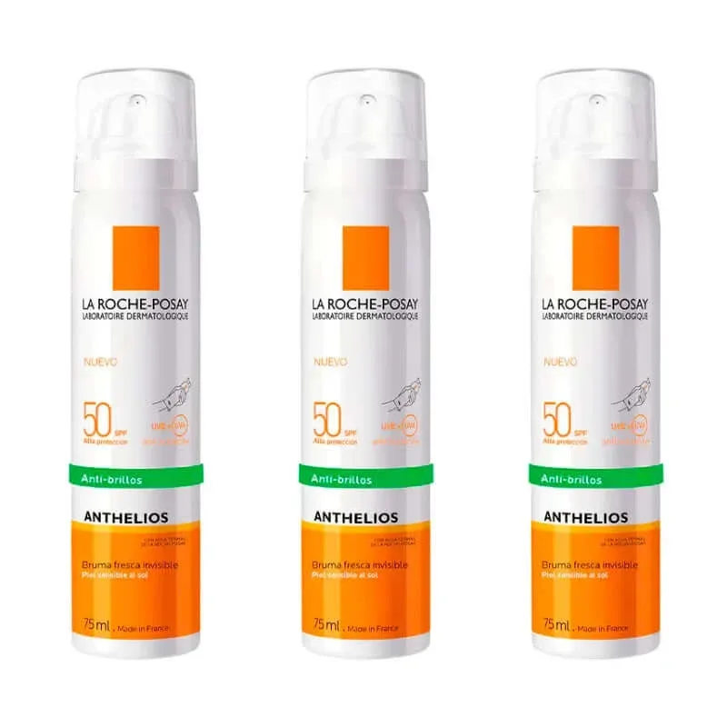 La Roche Posay Triplo Anthelios Facial Mist Spf 50, 3 X 75 Ml — preț și oferte