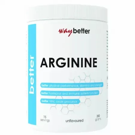 L-Arginina Pudra Better Arginine HCl, 300 g - Way Better — preț și oferte