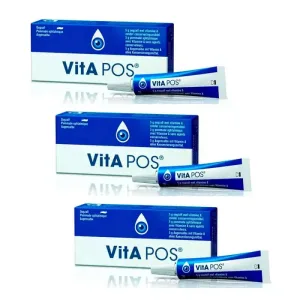 Vita-Pos Unguent oftalmic, pachet de 3 x 5 g