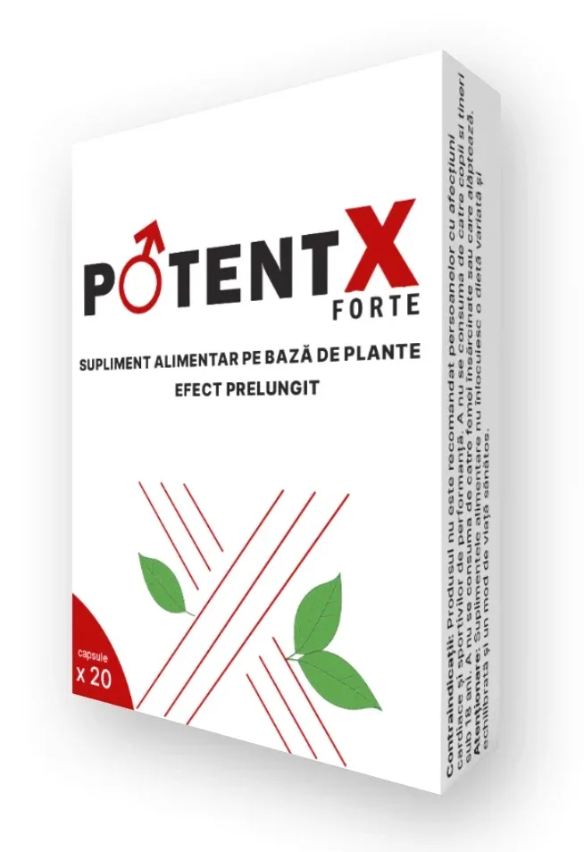 Potent X Forte, 20 capsule - Balsarayi — preț și oferte