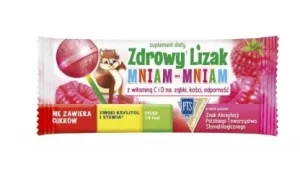 Acadea sănătoasă Yummy Yummy cu vitaminele C și D Zmeură, 1 buc