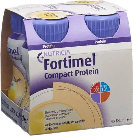 Nutricia Fortimel Compact Protein Supliment Alimentar Special 4 x 31ml Vanilie — preț și oferte