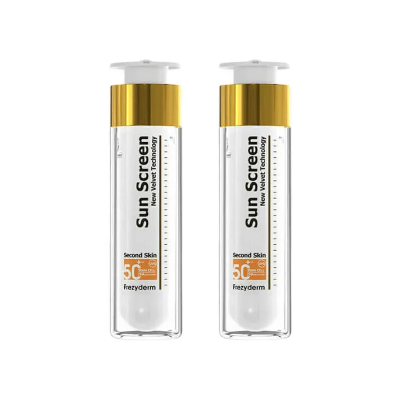 Frezyderm Sun Screen Velvet Cremă de Față Antisolară Waterproof SPF50+ 2x50ml — preț și oferte