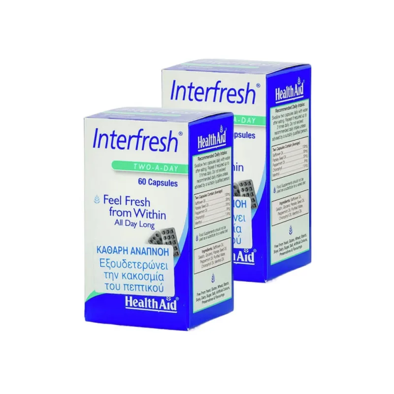 Health Aid Interfresh Supliment Alimentar Special 2x60 capsule — preț și oferte