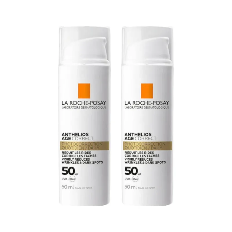 La Roche Posay Anthelios Age Correct Protecție Solară SPF50 2x50ml — preț și oferte