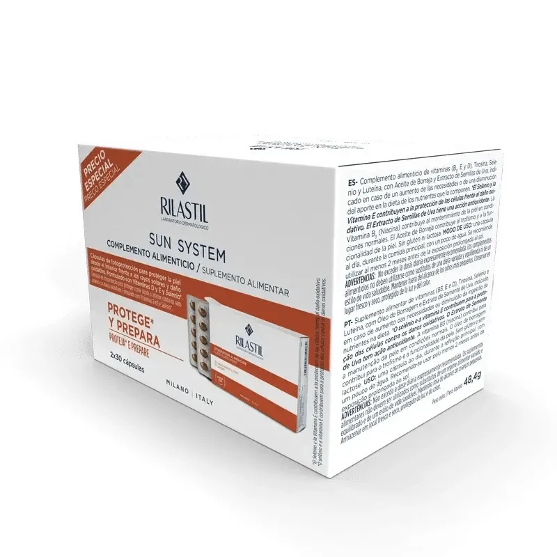 Rilastil Sun System DUPLO Oral 2x30 capsule — preț și oferte