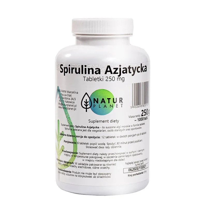Natur Planet Spirulina, 1000 comprimate — preț și oferte