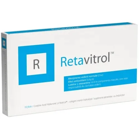 Retavitrol, 10 fiole - Naturpharma — preț și oferte