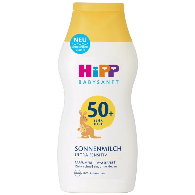 HiPP Babysanft loțiune de protecție solară, SPF 50+, 200 ml — preț și oferte