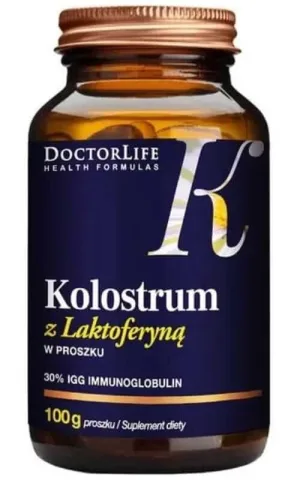 Doctor Life Colostrum cu Lactoferrin pulbere 100 g
