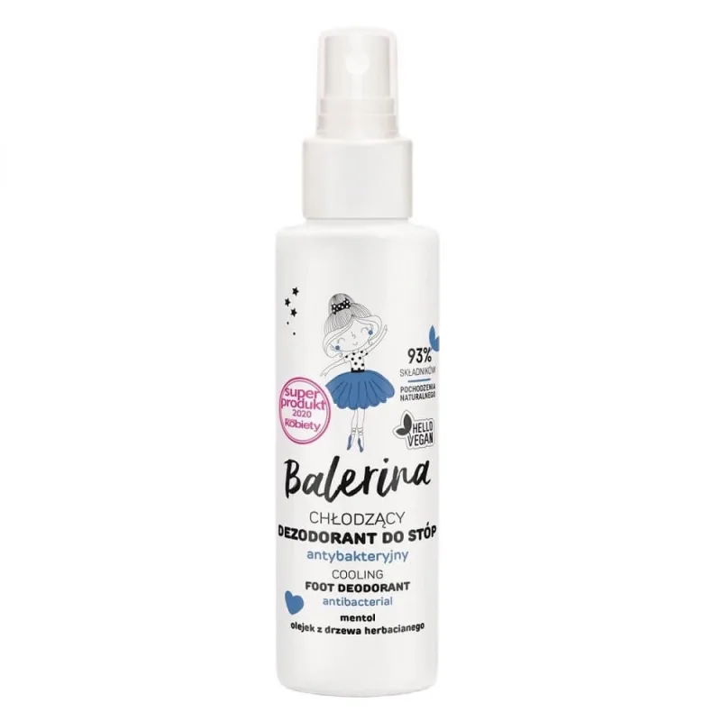 Deodorant antibacterian pentru picioare Floslek Balerina Cooling, 100 ml — preț și oferte