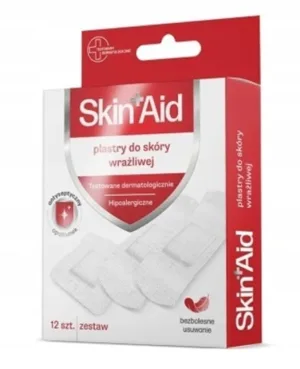 Plasturi Skin Aid pentru piele sensibilă, 12 buc