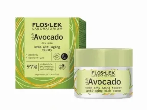 Flos-Lek Rich Avocado Cremă de zi și de noapte anti-îmbătrânire, 50 ml