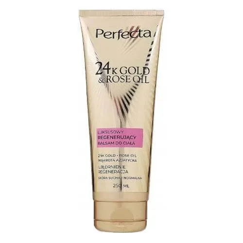 PERFECTA 24k Gold & Rose Oil Luxury Regenerating Body Lotion, 250ml — preț și oferte