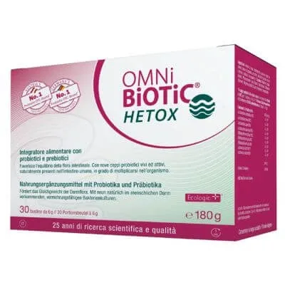 Omni biotic hetox 30 6 g pliculețe — preț și oferte