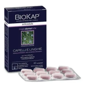 Biokap anti-căderea părului millet forte cu trichofoltil 60 comprimate
