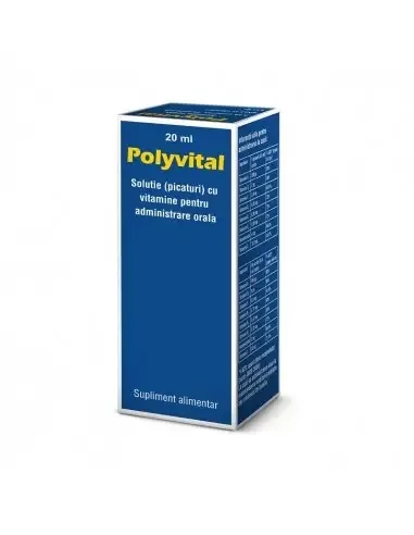 Polyvital solutie orala, 20 ml, Pharco PHARCO IMPEX 93 — preț și oferte