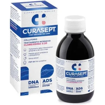 Curasept Apă de gură 0,20 ads + ADN 200 ml — preț și oferte