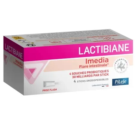 Probiotic Lactibiane Imedia, 4 plicuri orodispersabile - PiLeje — preț și oferte