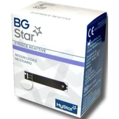 benzi de testare a glicemiei bgstar mystar 25 bucăți — preț și oferte