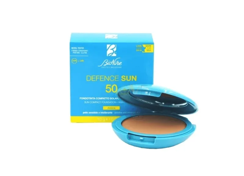 Defence sun 50 fond de ten compact n1 ambra 10 g Bionike — preț și oferte