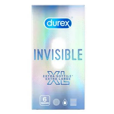 Prezervativ Durix invisible xl 6 bucăți — preț și oferte