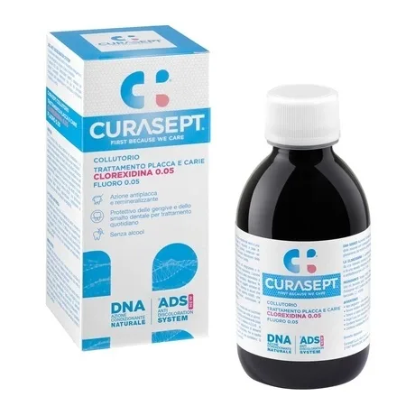 Apa de Gura cu 0.05% Clorhexidina ADS DNA, 200 ml - Curasept CURAPROX — preț și oferte