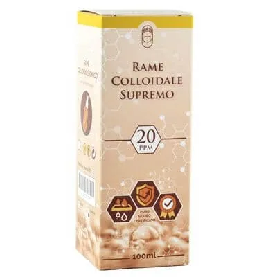Cupru coloidal suprem 20ppm 100 ml — preț și oferte
