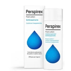 Perspirex loțiune antiperspirantă pentru picioare transpirație transparentă și miros de picioare 100 ml