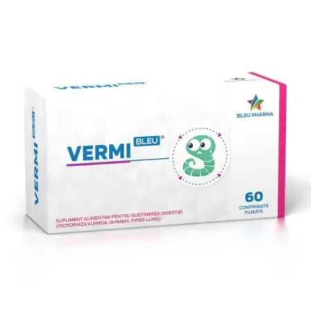 Vermi Bleu, 60 comprimate - Bleu Pharma — preț și oferte