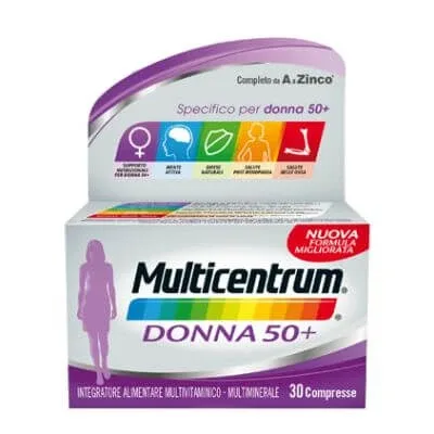 Multicentrum femeie 50+ 60 comprimate — preț și oferte