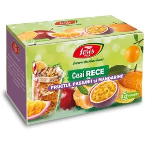 Ceai rece cu fructul pasiunii și mandarine, 12 plicuri – Fares