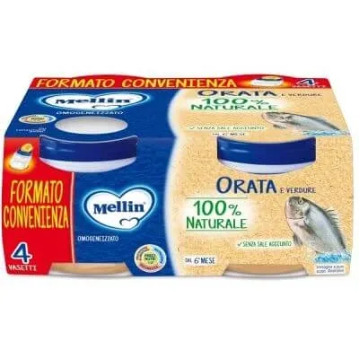 Mormoloci omogenizați Mellin 4x80 g — preț și oferte