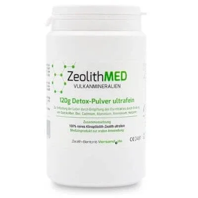 Zeolithmed minerale vulcanice detox pulbere ultrafină 120 g — preț și oferte