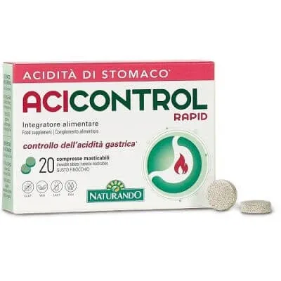 Acicontrol rapid 20 comprimate — preț și oferte