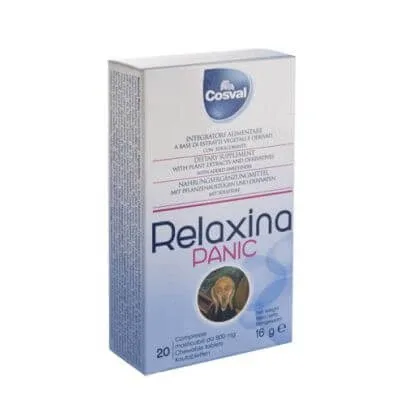 Relaxin panic 20 capsule — preț și oferte