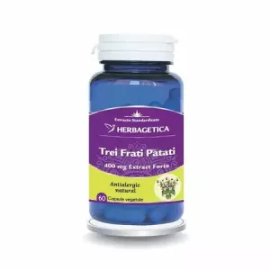 Trei Frați Pătați – 60 capsule, Herbagetica