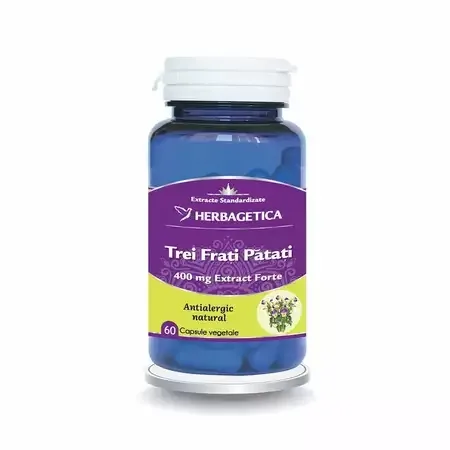 Trei Frați Pătați – 60 capsule, Herbagetica — preț și oferte