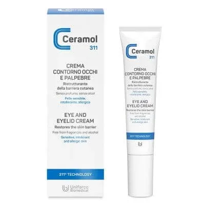 Cremă pentru ochi și pleoape Ceramol 15 ml — preț și oferte