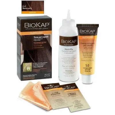 Biokap nutricolor 6.4 cupru curry colorant tub + sticla — preț și oferte